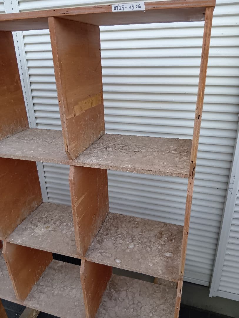 レース とまり木 9仕切りマス目棚　盆栽　苗木棚　工具棚　鳩道具　愛鳩の友レア