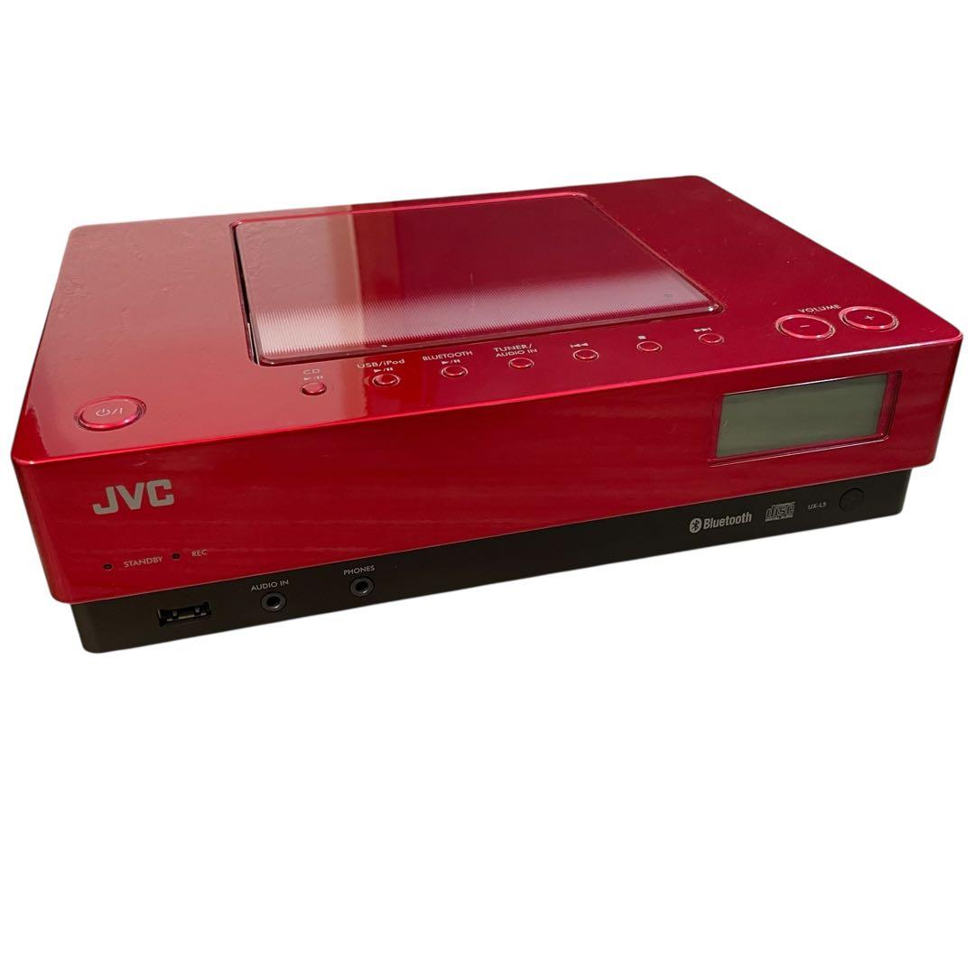 【美品】JVCケンウッド UX-L5-R レッドミニコンポ UX-L5-B