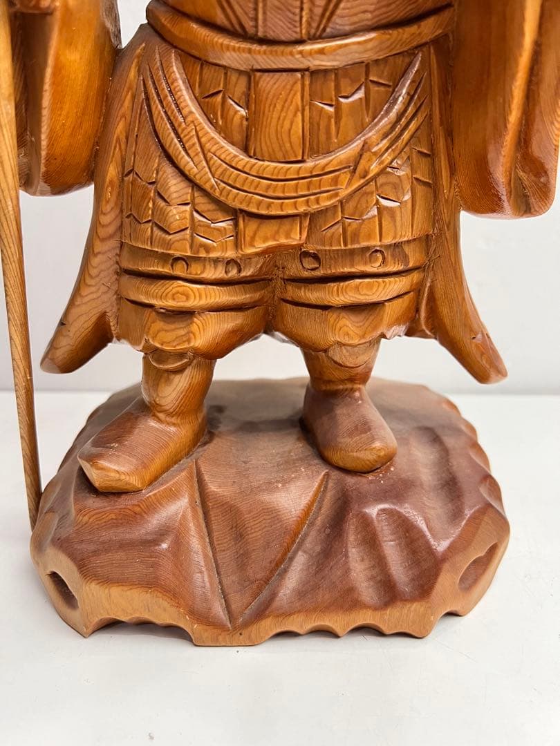 毘沙門天 木曽桧 木彫り 仏像 日本仏師作品