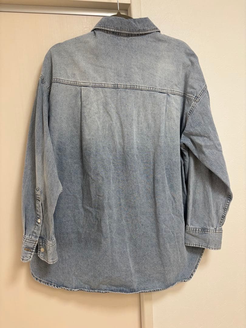 美品　リヴドロワ　ベストセラー【MONN.:.(モン)】ビッグデニムシャツ