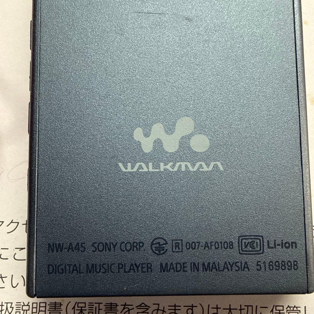 SONYウォークマンNW-A45 & マクセルMXSP-2200WM スピーカー