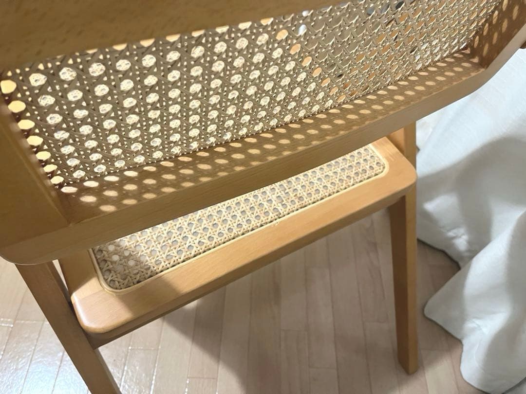 poproom 天然木　ラタンチェア 最終値下げです。