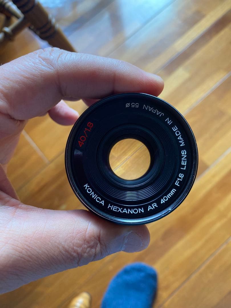 KONICA コニカ HEXANON AR 40 F1.8 NEXアダプター 付