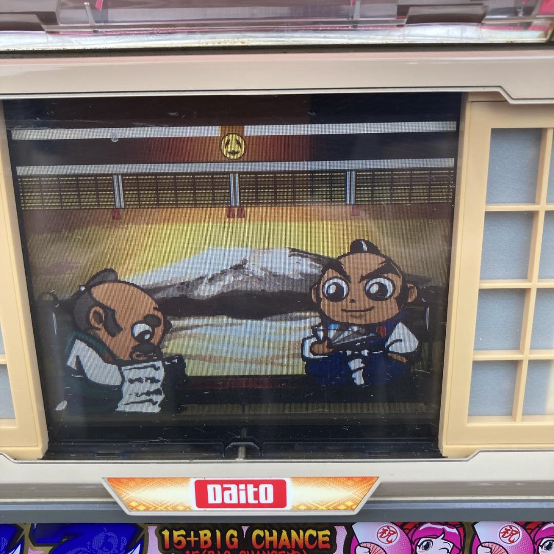 パーマン２号様スロット台 鍵あり 吉宗 初代 姫パネル 不要機 動作OK