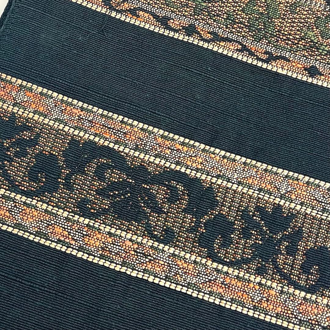 昭和博物館最さです❣️ 【着物と帯 時流】O25765s◆正絹 半幅帯◆