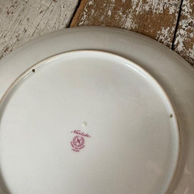 50sヴィンテージ*オールドノリタケ*古い 飾り皿*井上武 画伯*薔薇 プレート