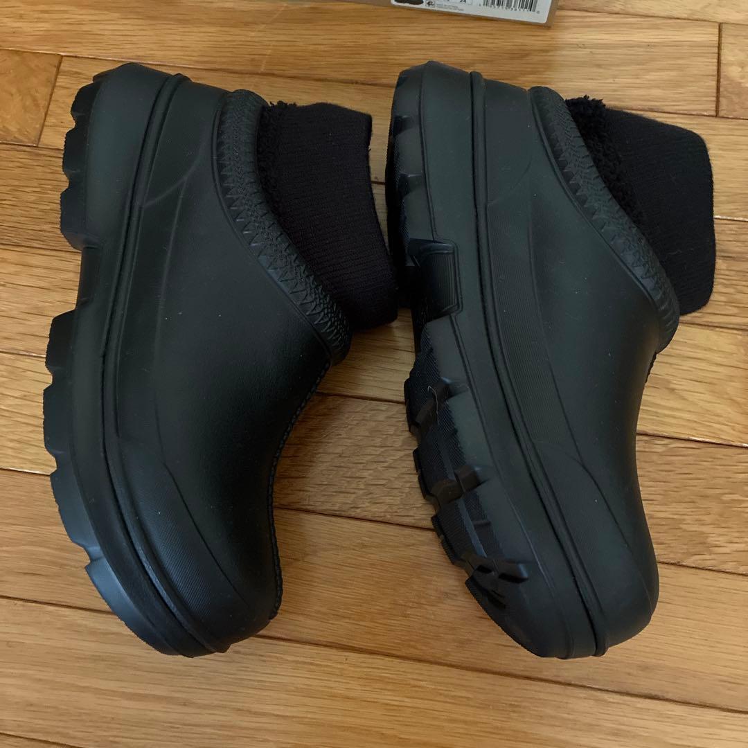 《新品》UGG 黒 スリッポン レインブーツ24センチ 38