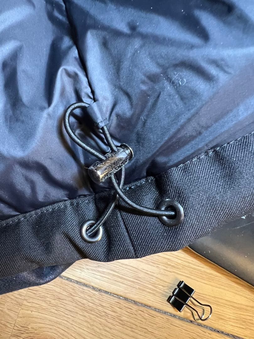 【ダウン90%】SHIPSシップスウール混ダウンジャケット 黒 防風 撥水極美品