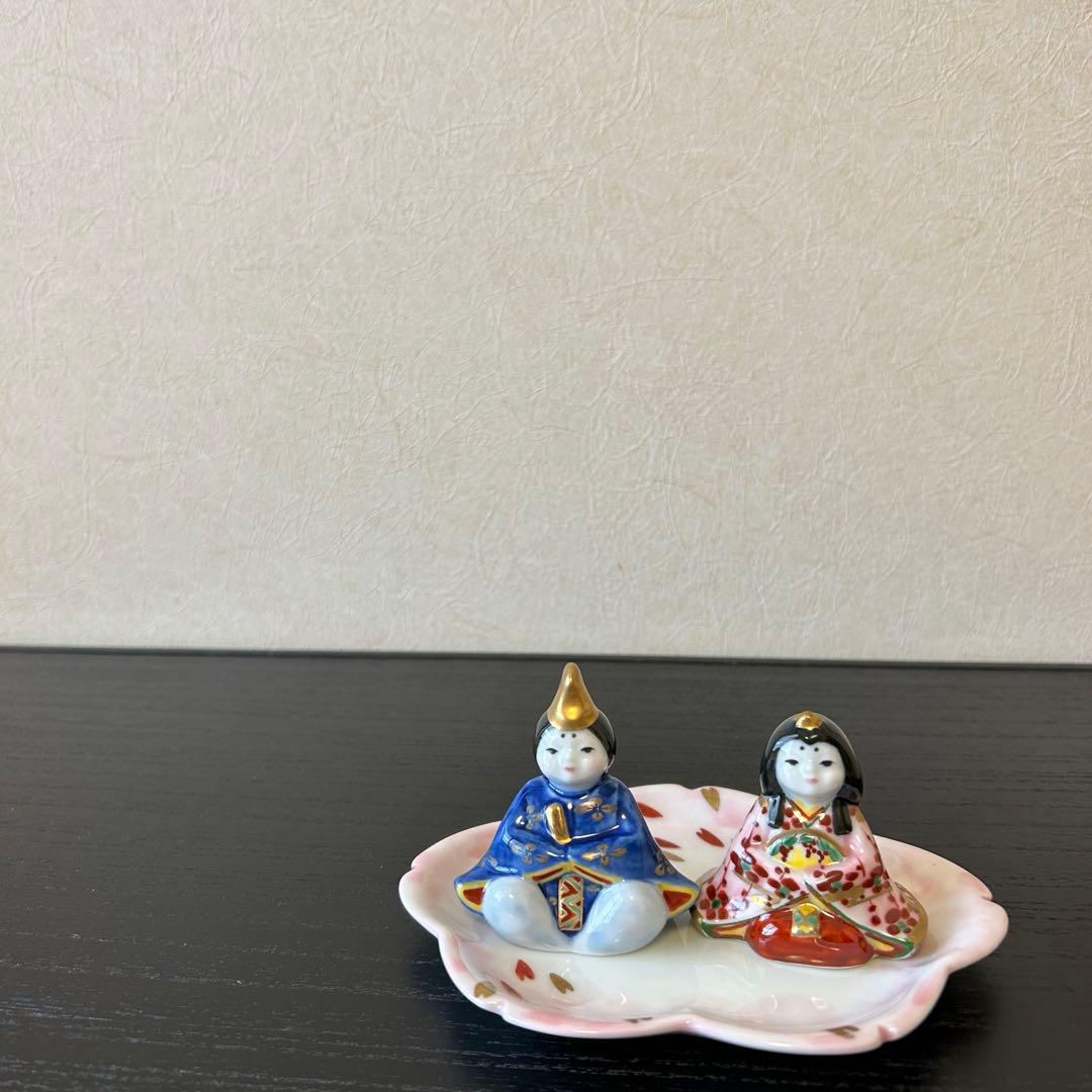陶器製　雛人形　お雛様　雛飾り　有田焼