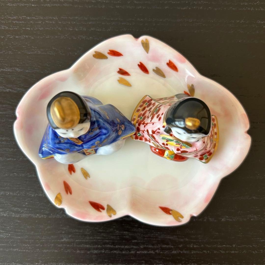 陶器製　雛人形　お雛様　雛飾り　有田焼