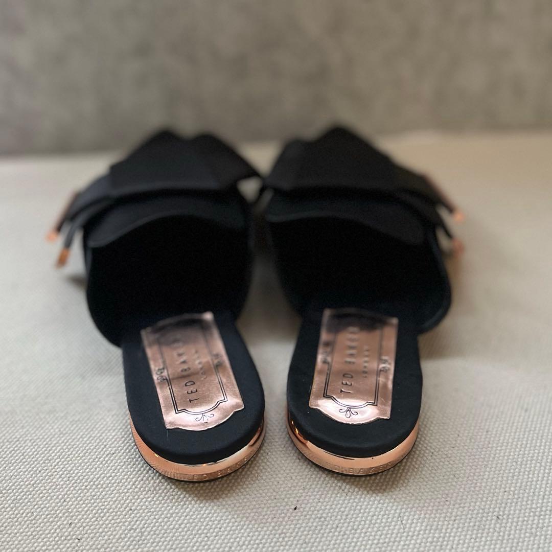 ted baker リボン ノーヒール ミュール