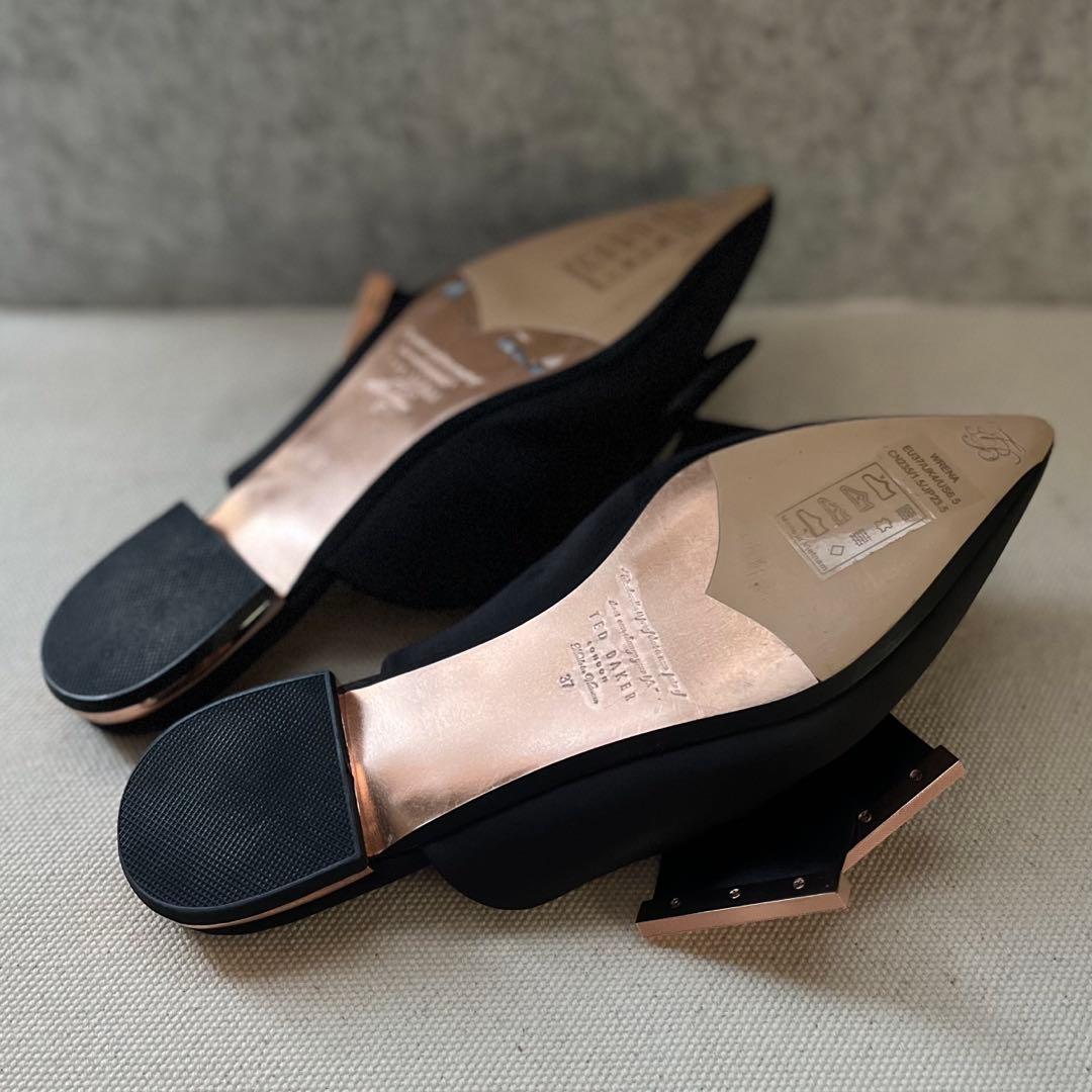 ted baker リボン ノーヒール ミュール