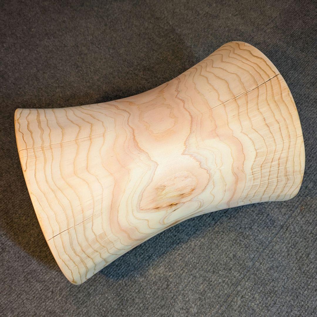 檜　丸太　椅子　スツール　高さ約32.5㎝