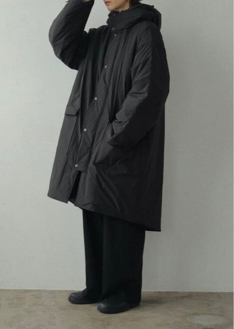 新品‼️ ANUKE アンヌーク　Hooded Coat サイズ36 ブラック