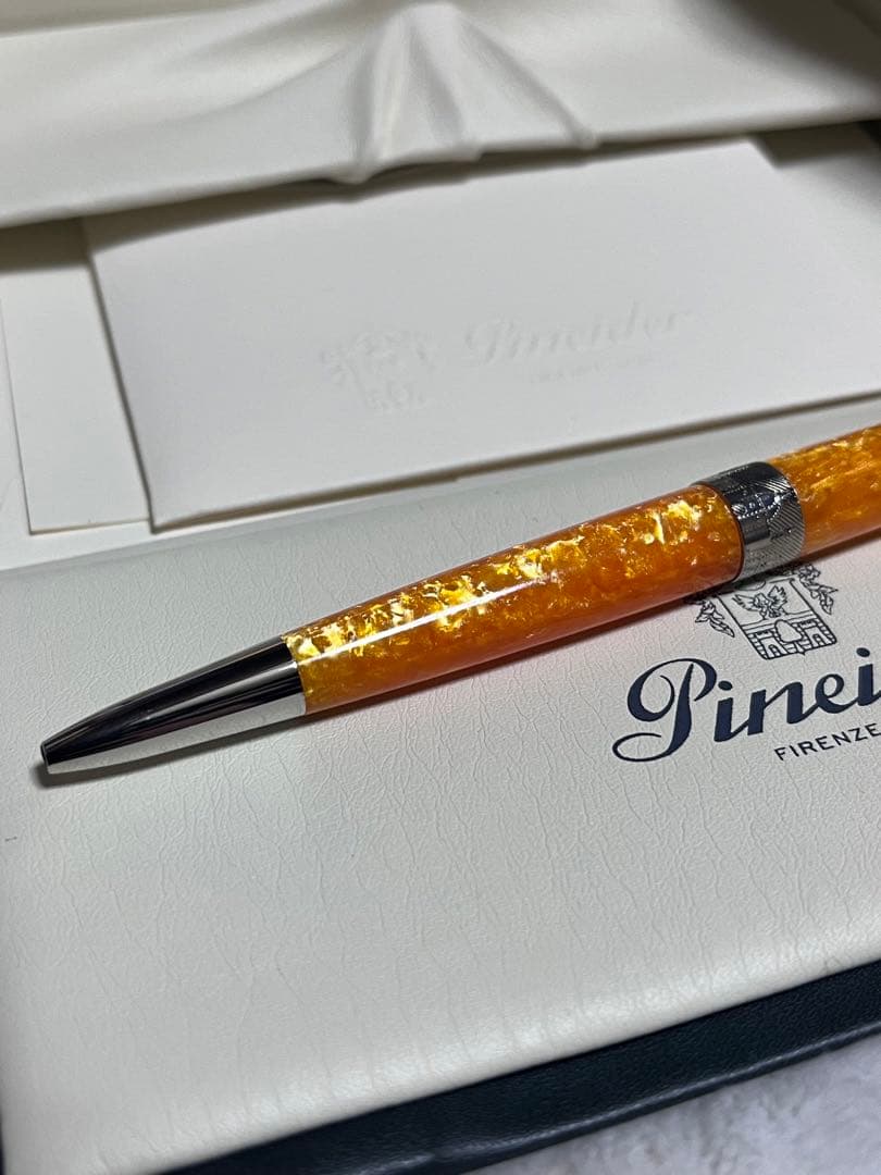 ☆廃番 新品未使用 ピナイダー ボールペン アバター サンフランイエロー☆