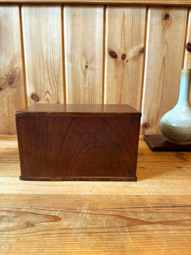 骨董　小家具　時代小抽斗　時代物　インテリア収納　アンティークボックス　組み木