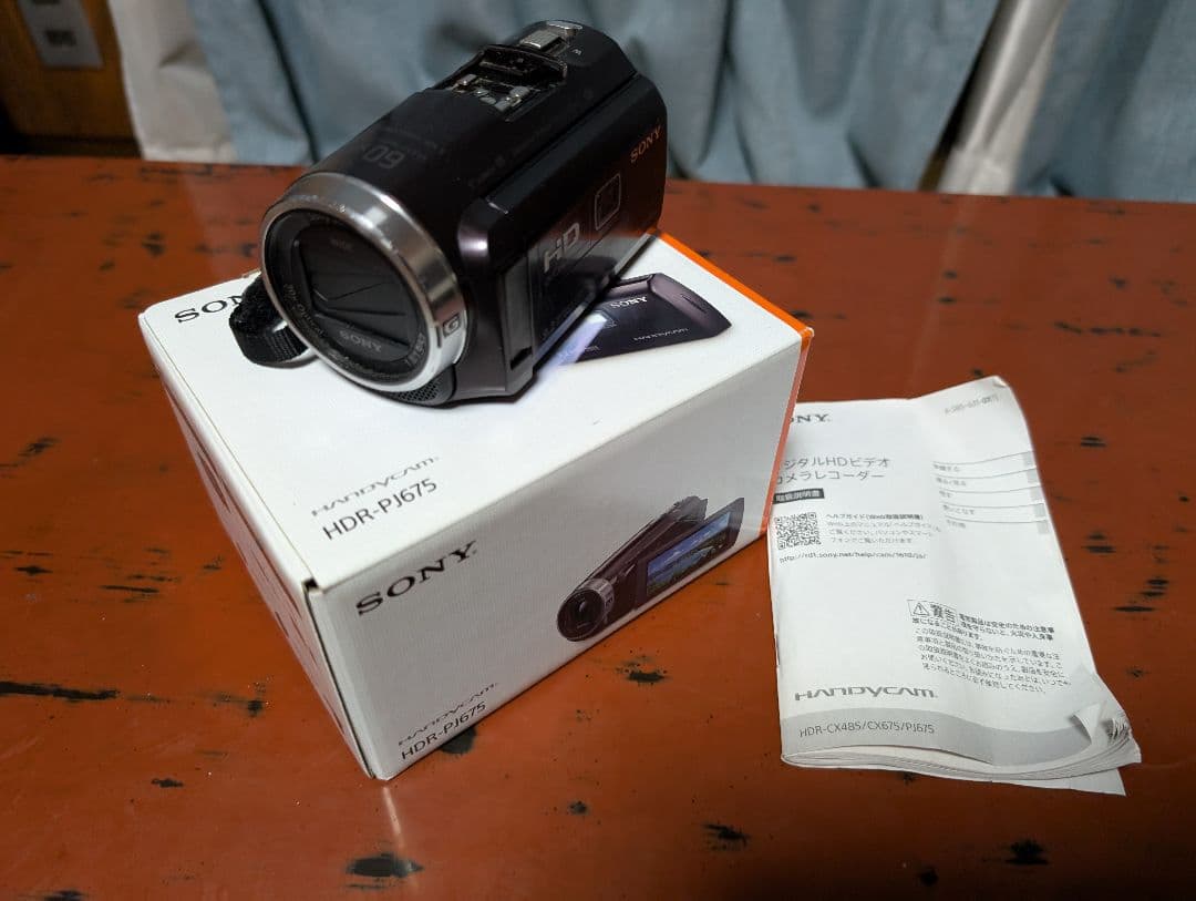 【ジャンク品】SONY HDR-PJ675 ビデオカメラ本体