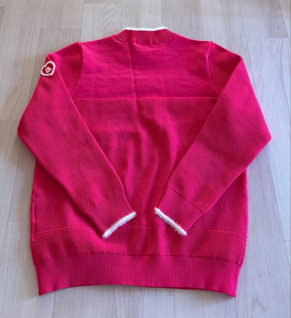 archivio アルチビオ　部分シャギー長袖ニットプルオーバー　サイズ38