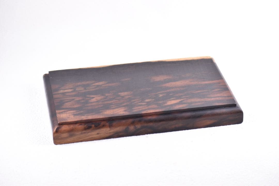 No.485黒柿孔雀杢のトレー