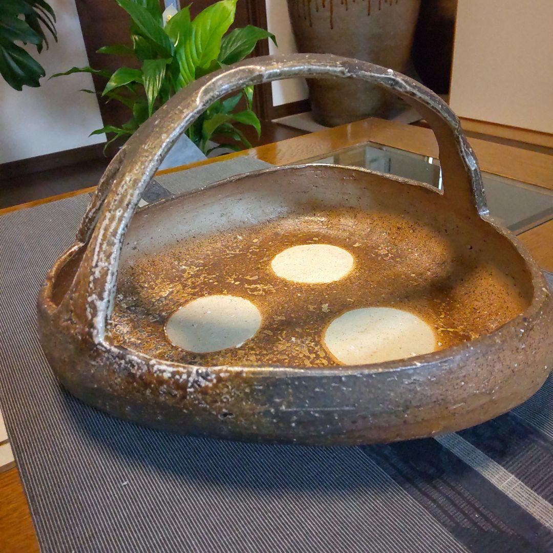 手鉢　80　備前焼