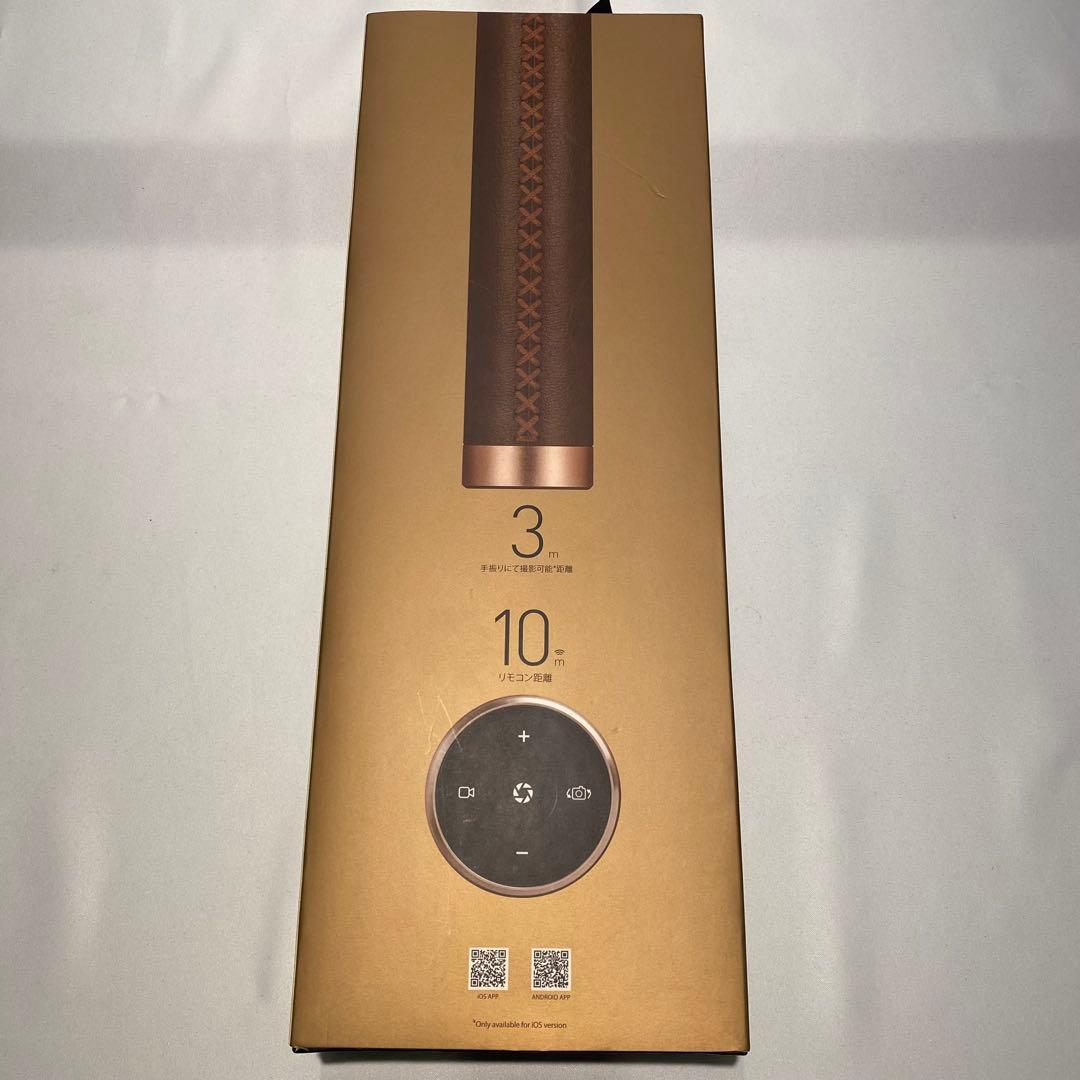 MOMAX SELFIE PRO　ワイヤレス自撮り棒　ケース付き　ゴールド