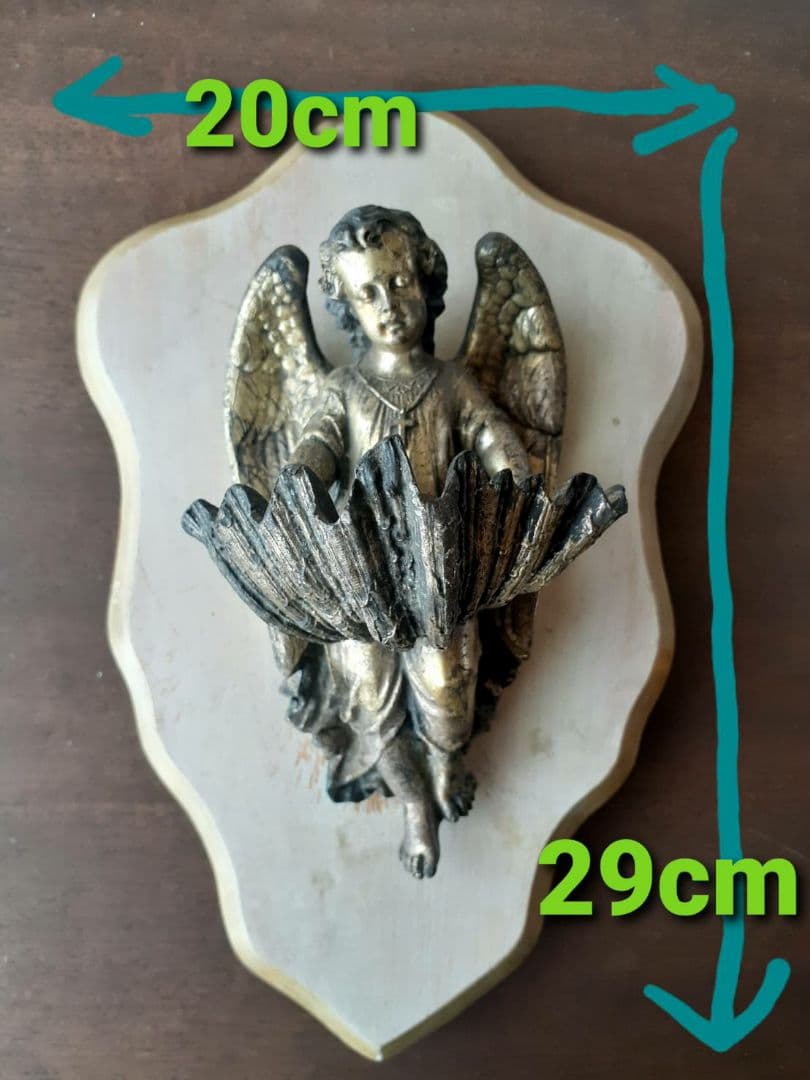 【値下げ】天使の聖水盤　フランスアンティーク