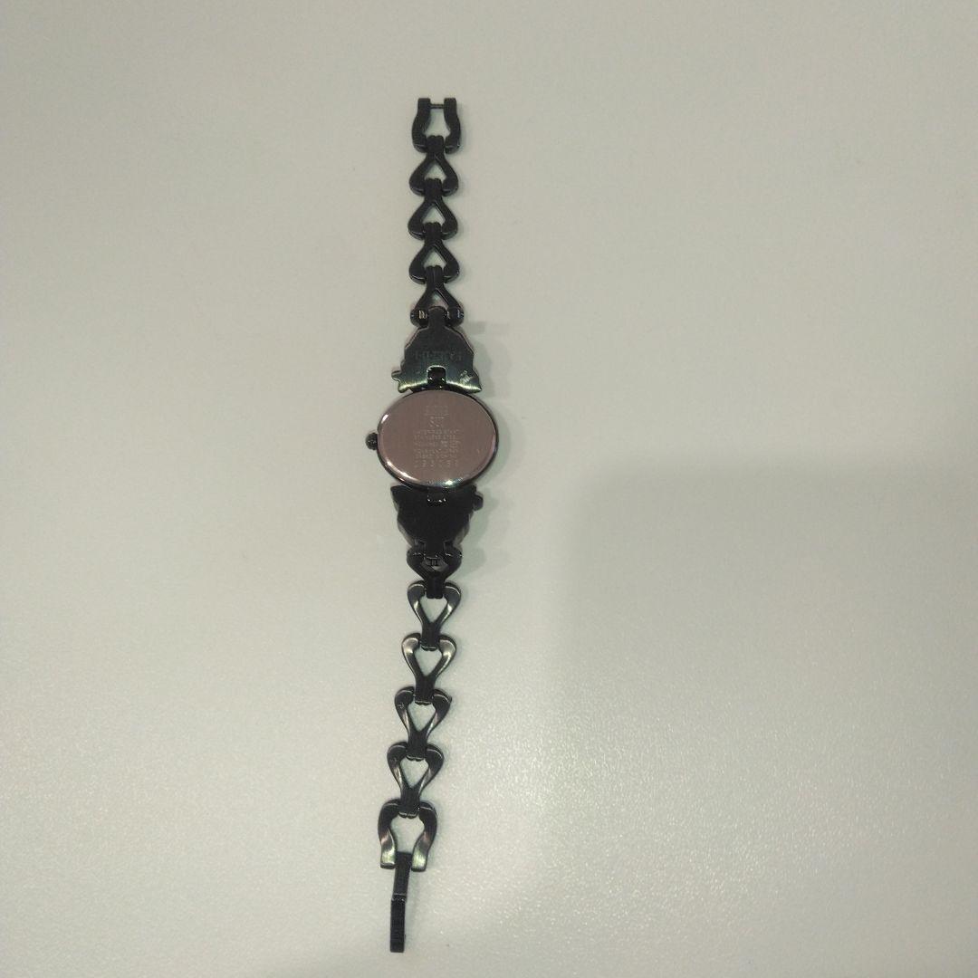 美品　限定モデル ANNA SUI ブラックローズ時計　アナログ