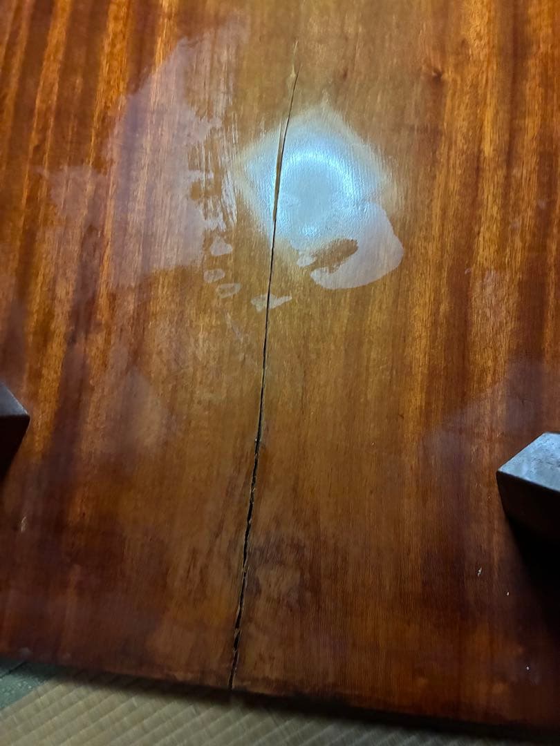 【最終値下げ　2/11削除】無垢材一枚板テーブル　長方形座卓