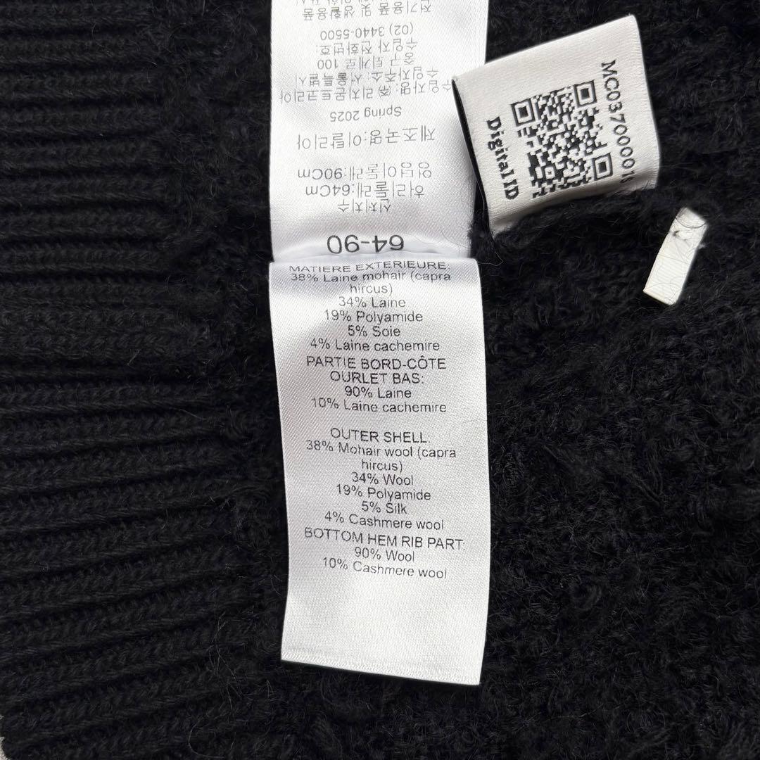 Chloé 25SS モヘア カシミヤ混 クロップド丈 カーディガン 金ボタン