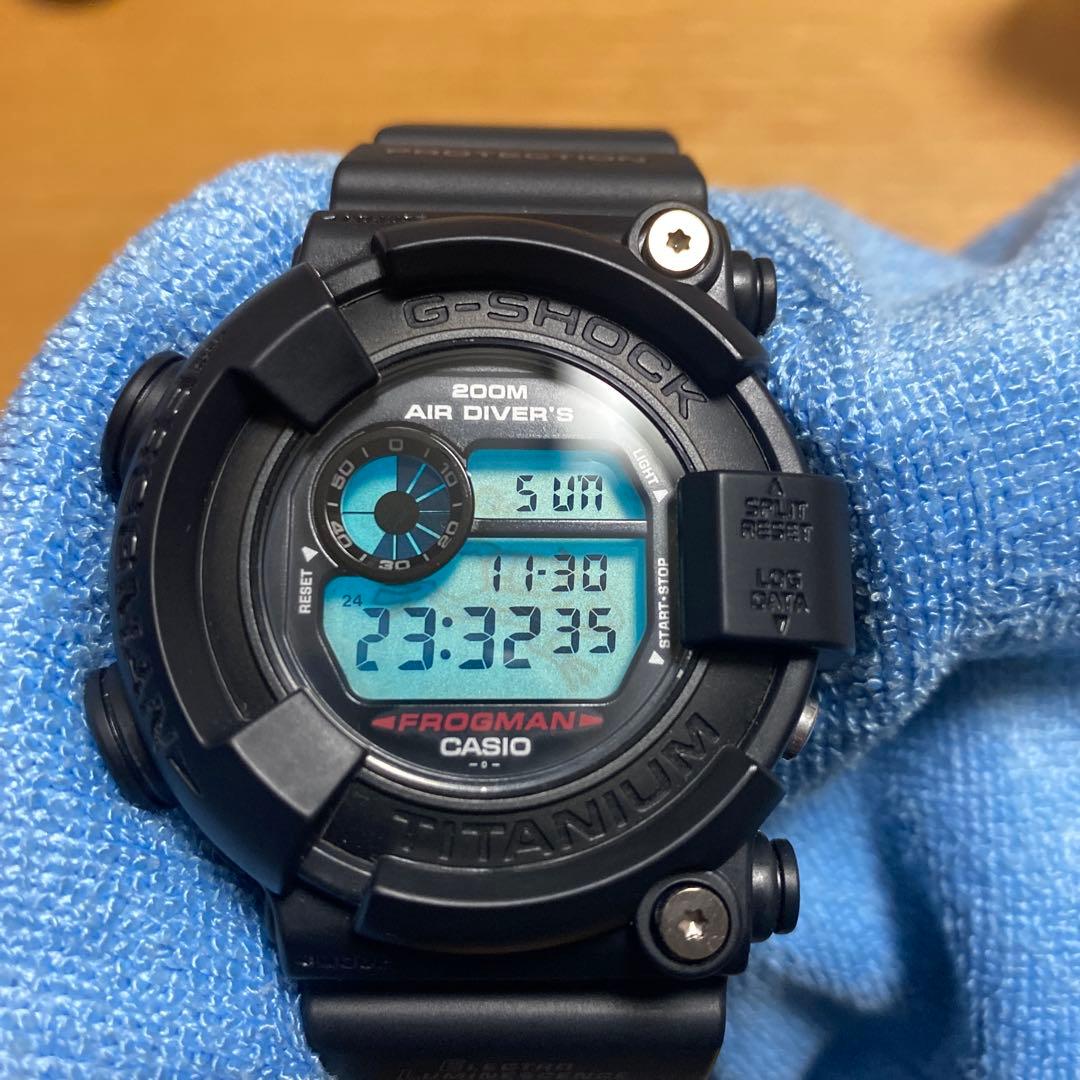 一馬　G-SHOCK フロッグマン DW-8200 メンインブラック