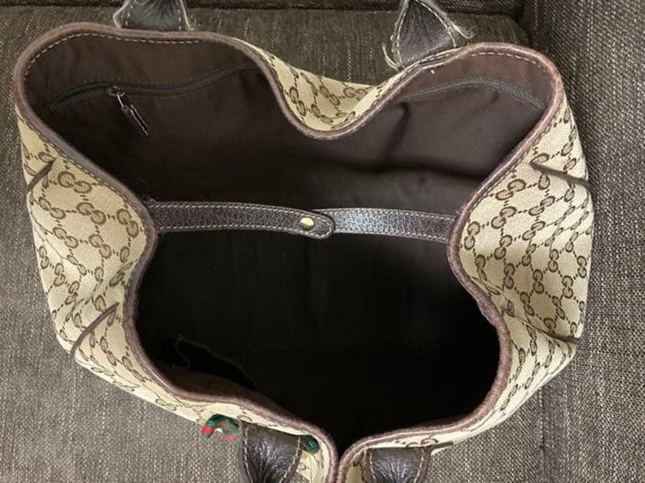 【値下げ】美品　GUCCI プリンシー　トートバック