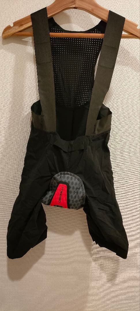 未着用 カステリ プレミオブラック ビブショーツ Sサイズ メンズ