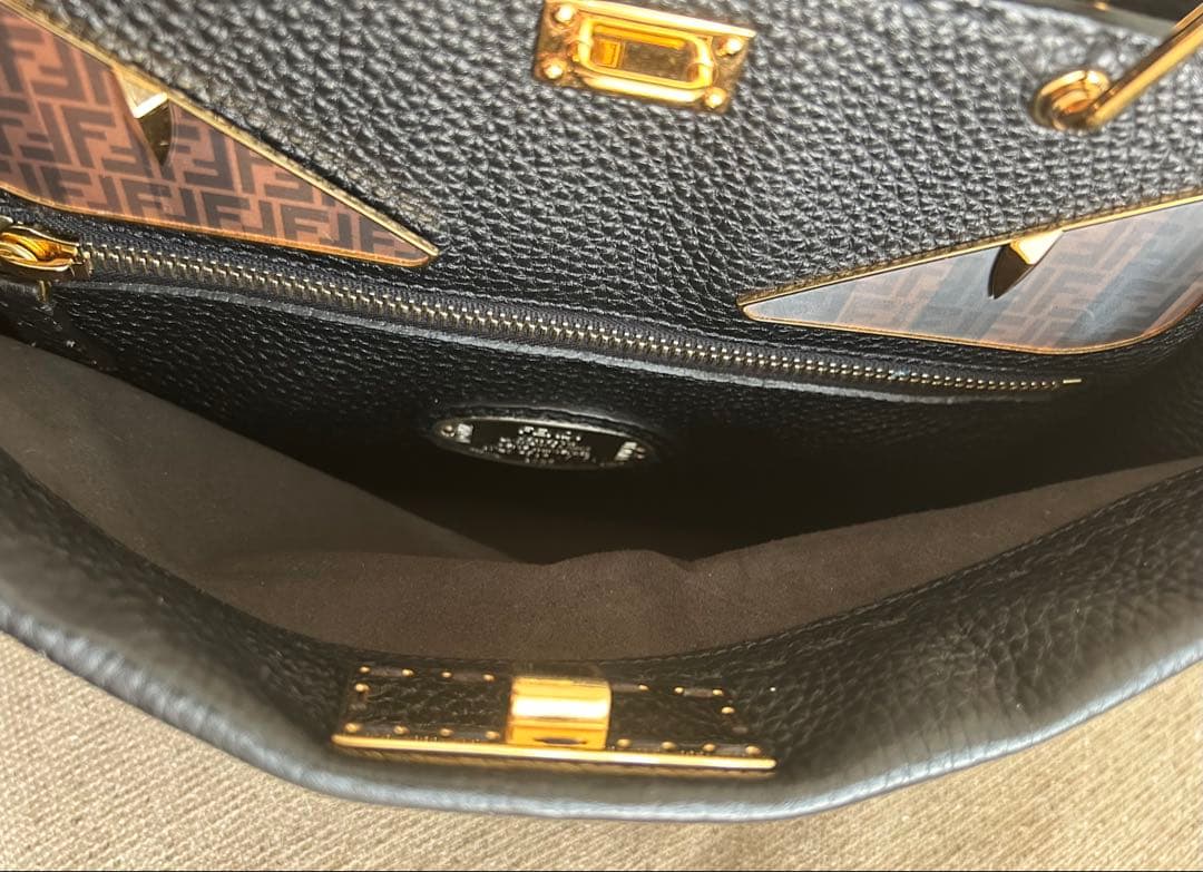 FENDIセレリア☆ズッカ柄モンスター☆ピーカブービジネス2wayバッグ