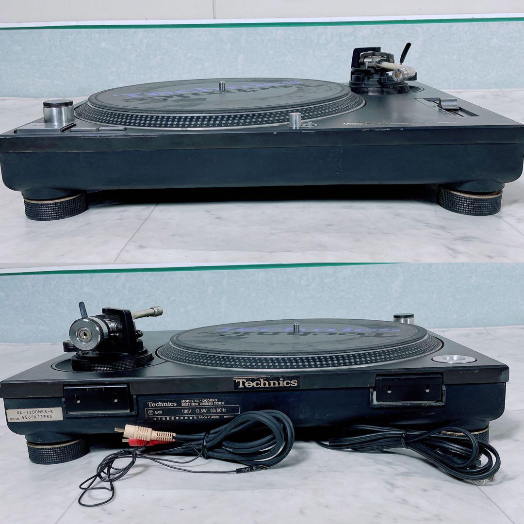 テクニクス　ターンテーブル　SL-1200MK3 音響　ブラック　N1047