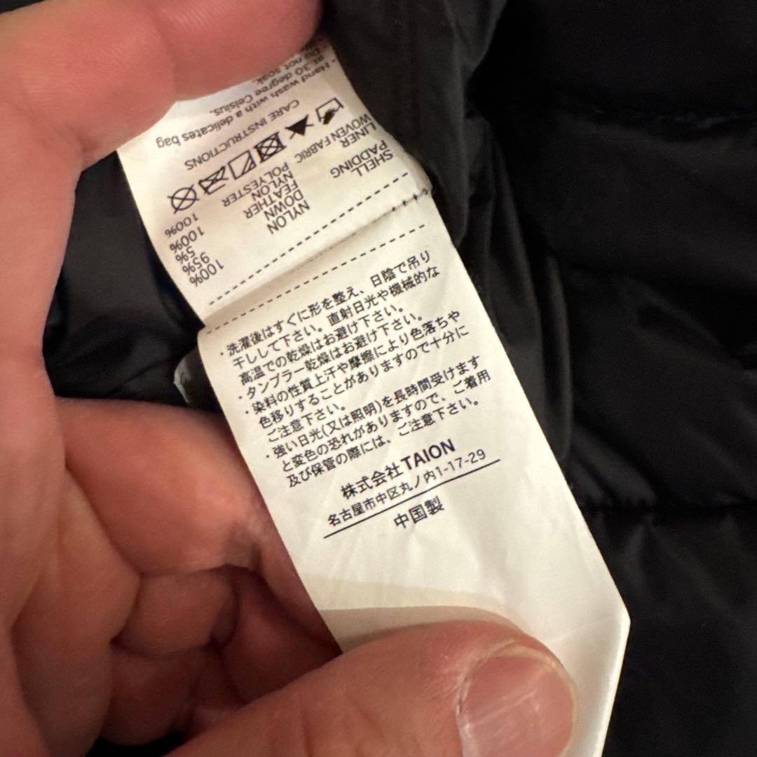 サ*ー様 TAION タイオン ベンチダウンコートTAION-126WZXST-