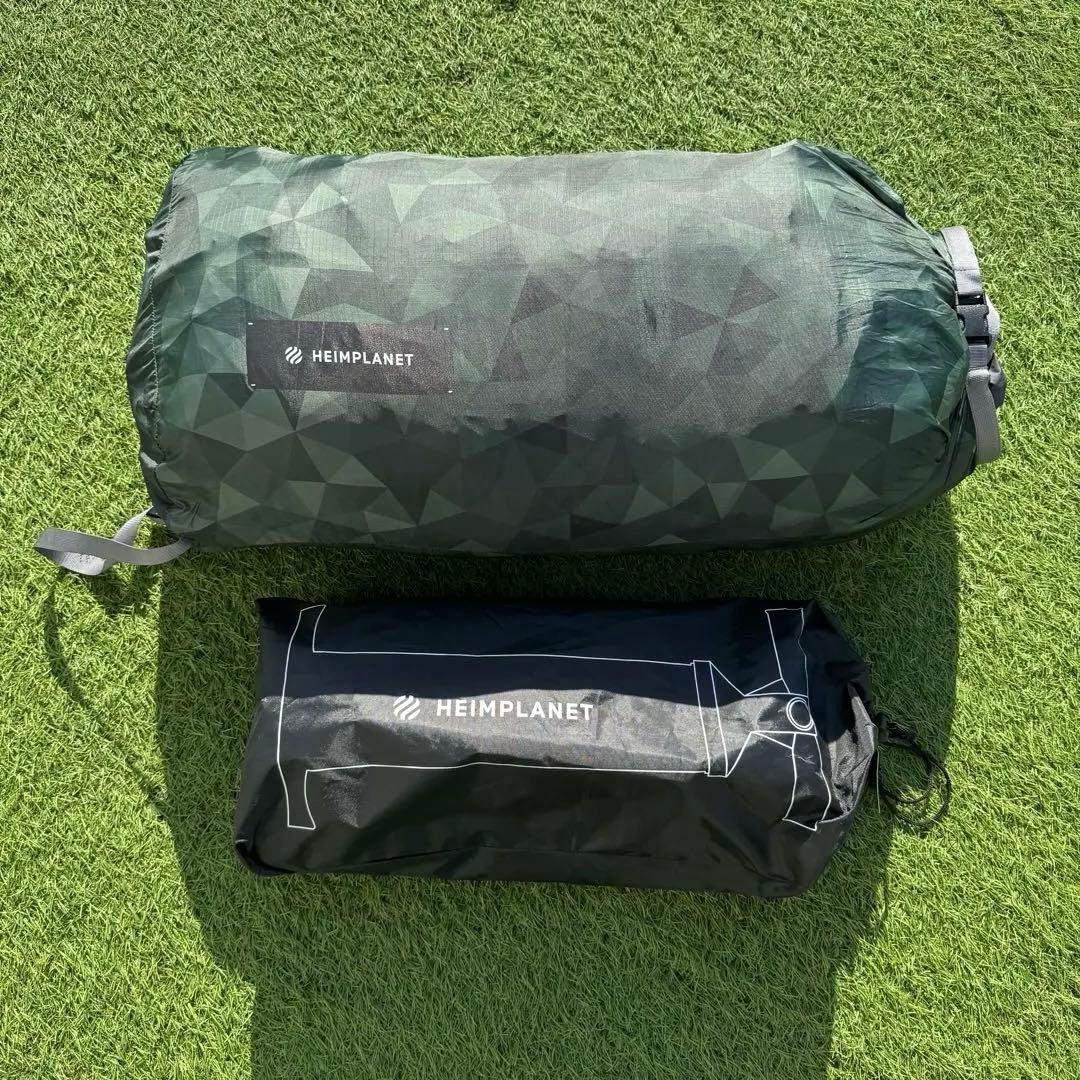 ハイムプラネット ケイブ エアーテント　ポンプ　フットプリント付き