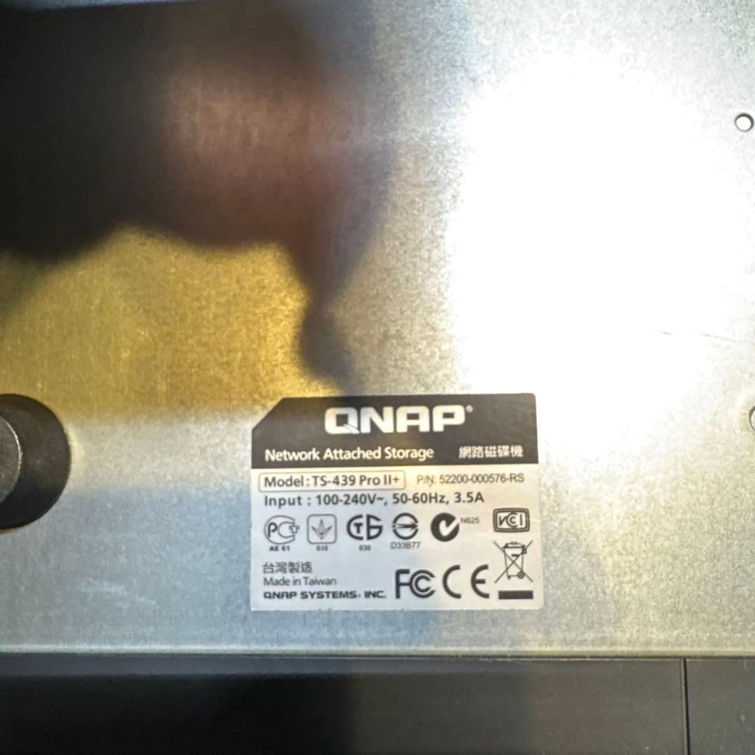 QNAP TS-439PRO Ⅱ+ NAS 4ベイ