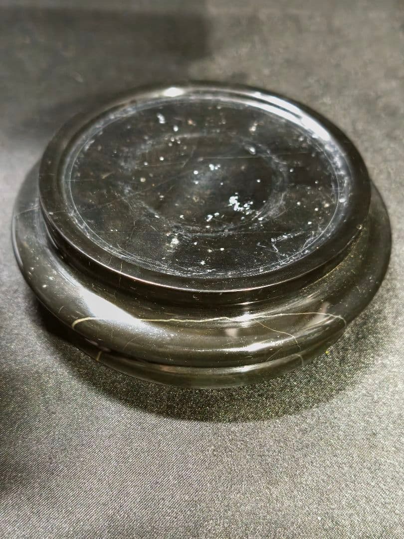 霊壁石香炉 中国名石 獅子摘み 共箱 手彫り置物 茶道具 旧家蔵出 未使用美品