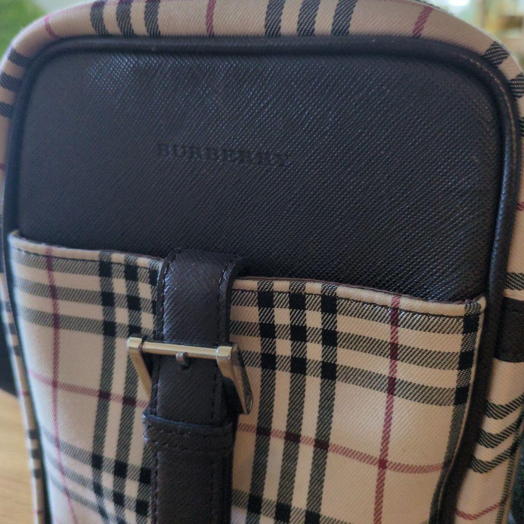 Burberry チェック柄ショルダーバッグ