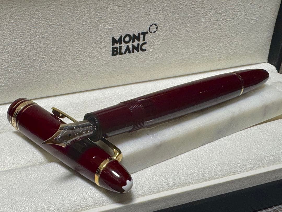 【未使用】モンブラン#146 万年筆 ボルドー F