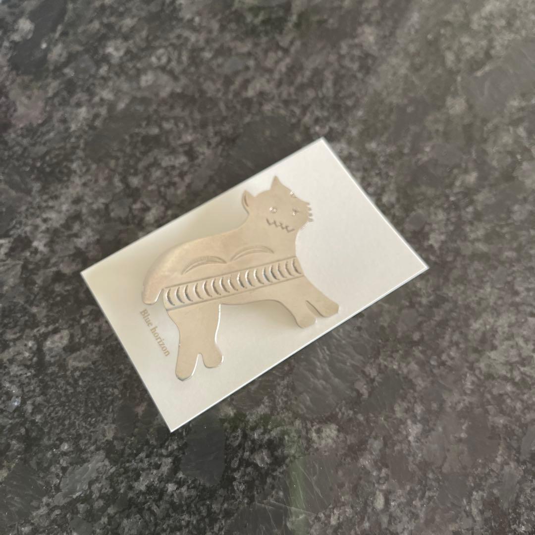 ADRAR シルバー　ブローチ　ネコ　新品未使用　ハルポ　ズニ　ロンハーマン