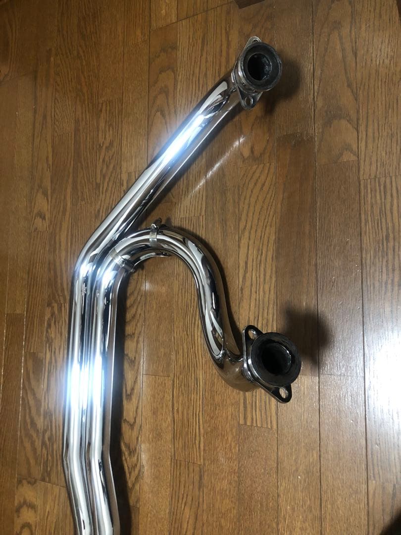 ブルバード400 ケンテックマフラー 2in1ローライダースラッシュカット