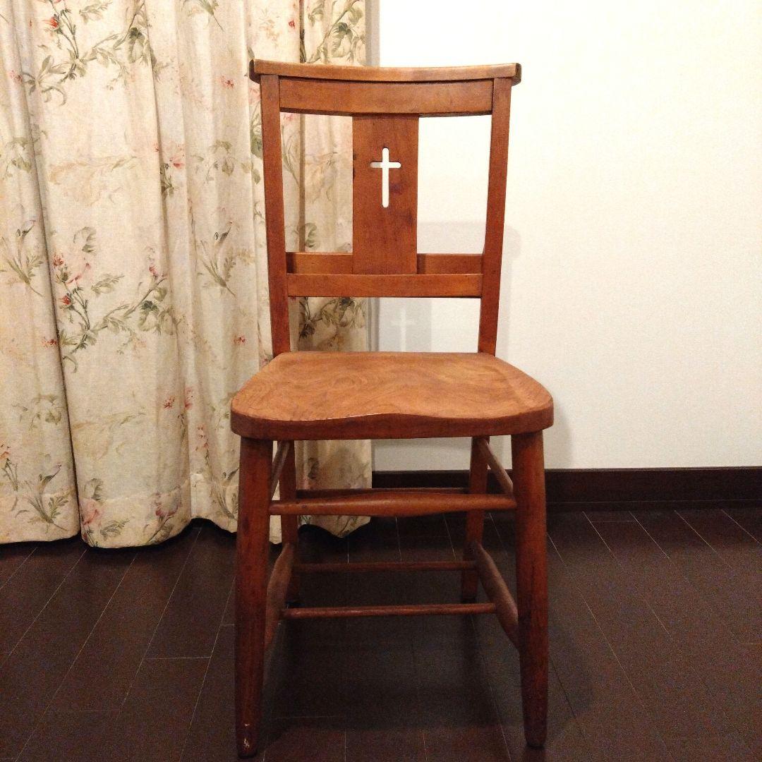 チャーチチェア 教会 いす 椅子 イギリスアンティーク アンティーク ビンテージ