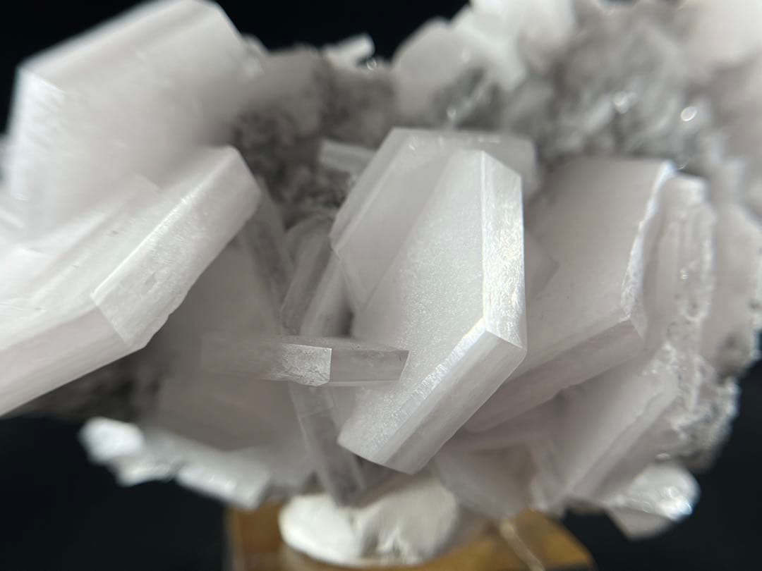 【鉱物商店】稀有品　両面の方解石　クリスタル　クォーツ