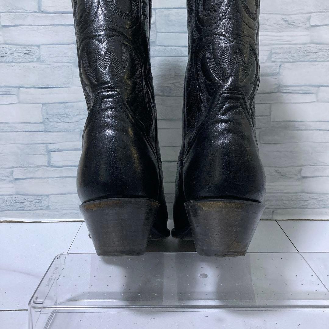 トニーラマ ウエスタンブーツ USA カウボーイ 本革 ブラック 黒 27