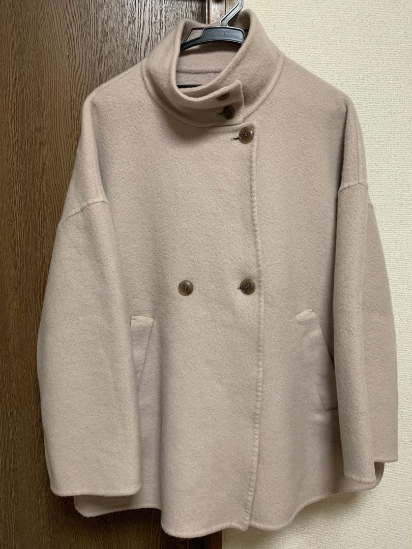 SLOBE IENA souple woolダブルフェイス スタンドコート