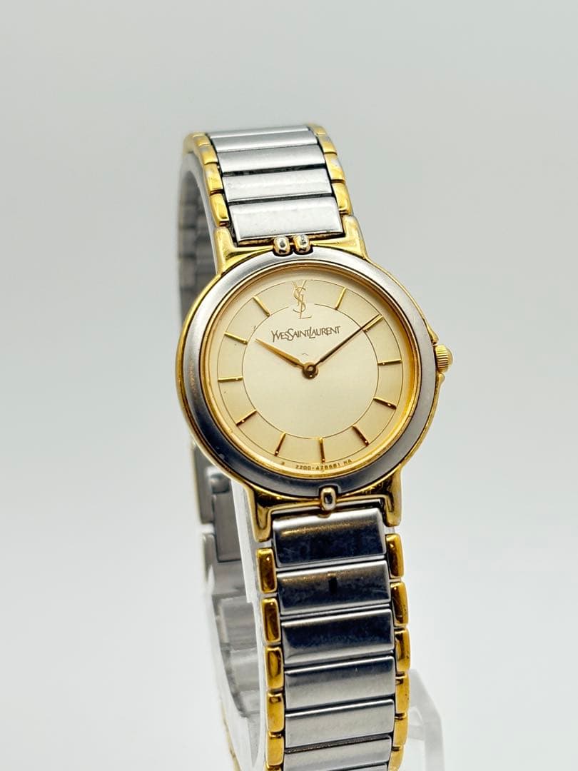 YVES SAINT LAURENT イヴサンローラン YSL 腕時計 稼働品
