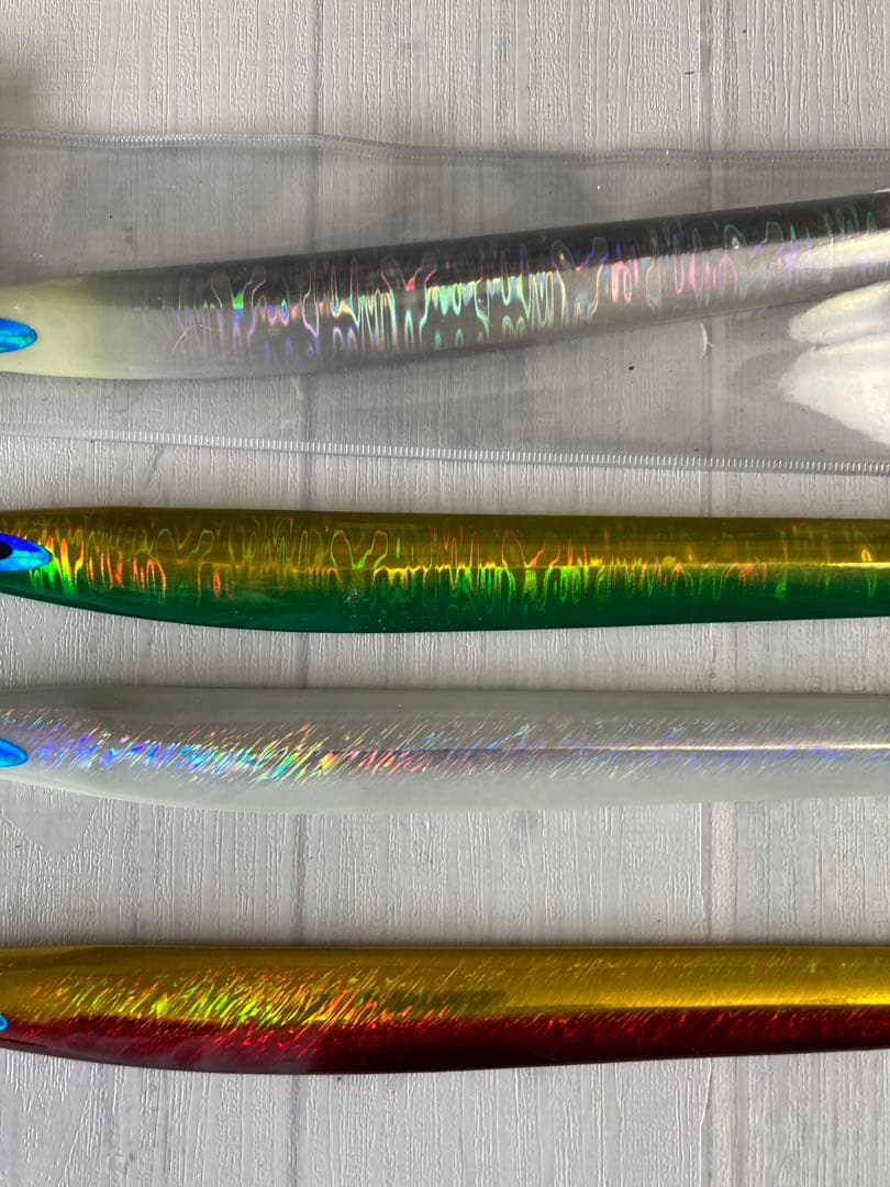 未使用　釣具　メタルジグ 240g シルバー 緑　アカキン　ヒラマサ　オフショア