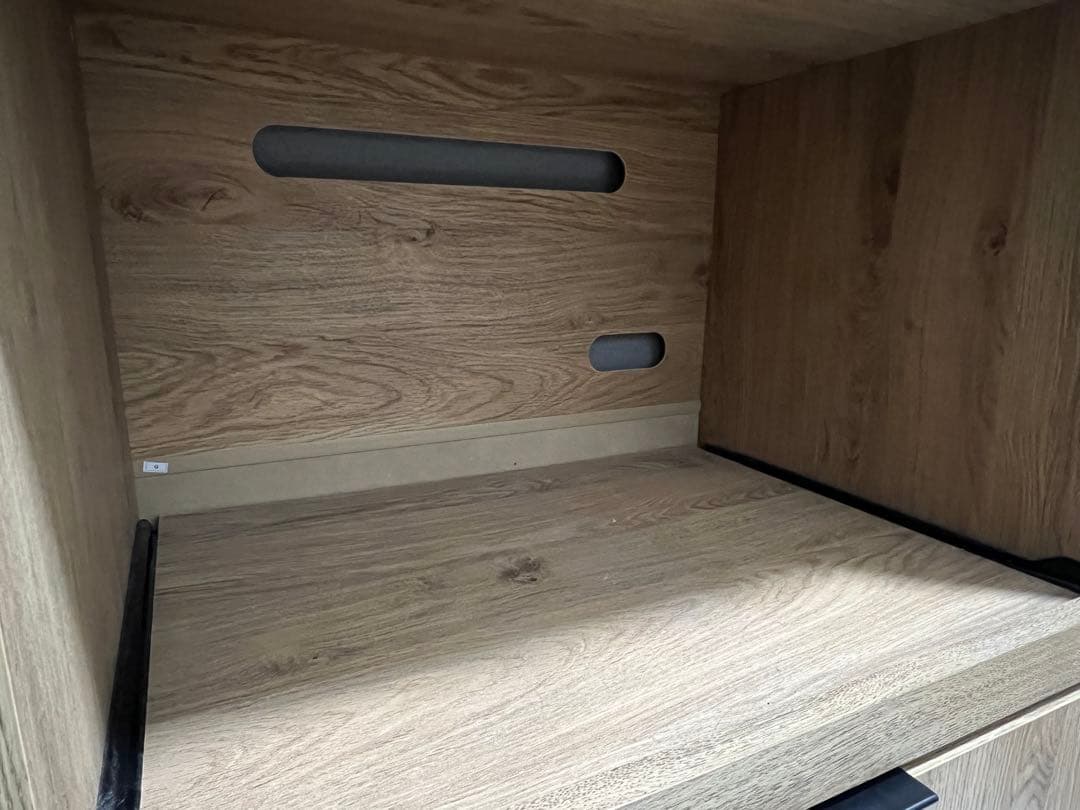 ナチュラルウッド キッチン収納キャビネット