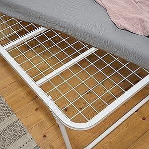 山善 折り畳みベッド フレーム シングル 幅97×奥行195×高さ36cm